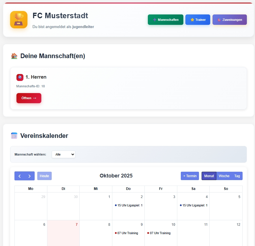 Scout App Dashboard