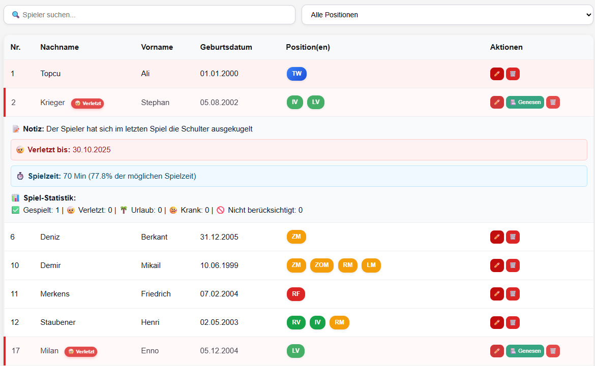 Scout App Dashboard